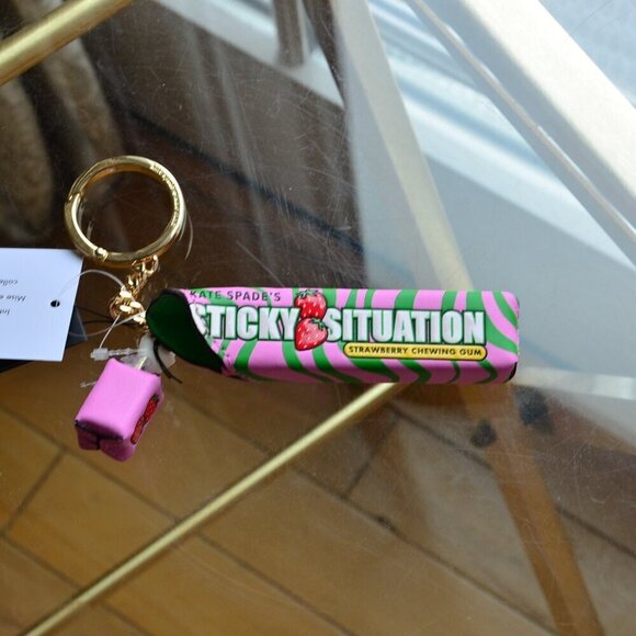 Kate Spade KK206 Bubble Gum Key Chain - Picture 3 of 9